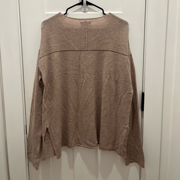 Women’s Pull Over Sweater Lambs Wool Cashmere Blend Size S Relaxed Fit - Picture 3 of 7